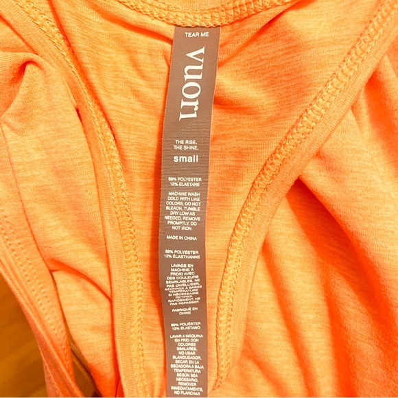 VUORI Active Orange Tank Top - Picture 2 of 5
